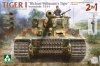 Takom 2201W Double Tiger I Box Limited Edition (Early And Late/Late Command/Michael Wittmann And Michael Wittmann) 1/35